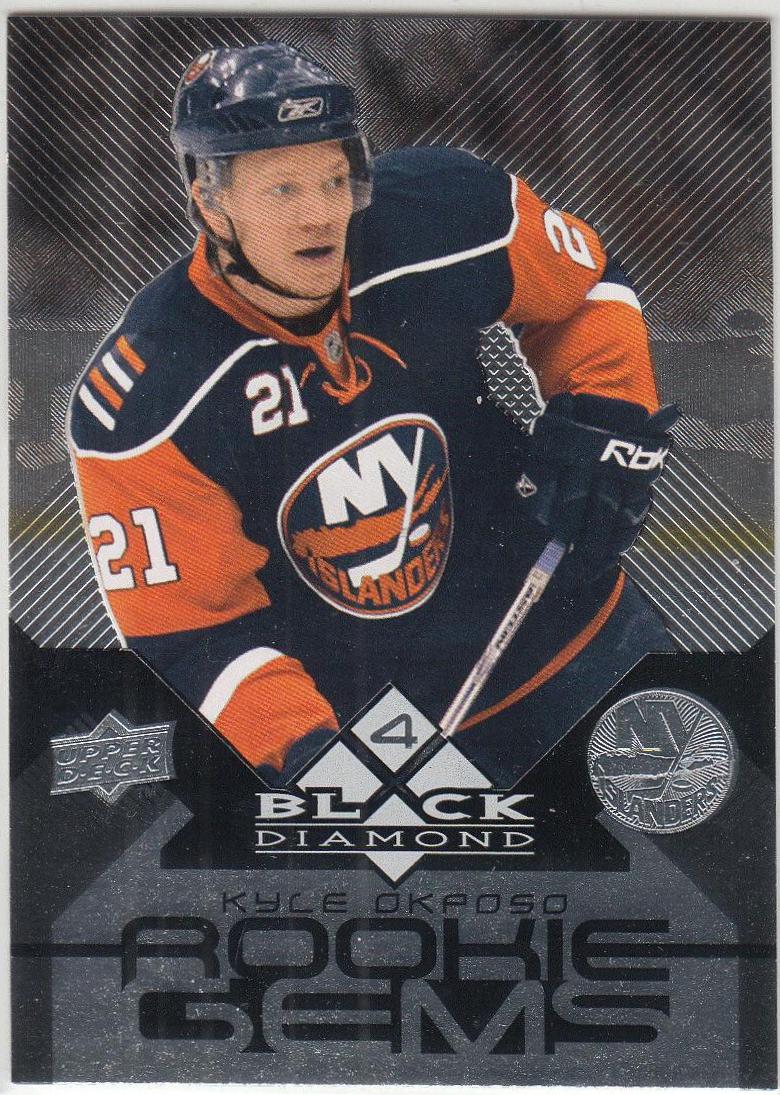 Kyle Okposo #199 Hockey Cards 2008 Upper Deck Black Diamond
