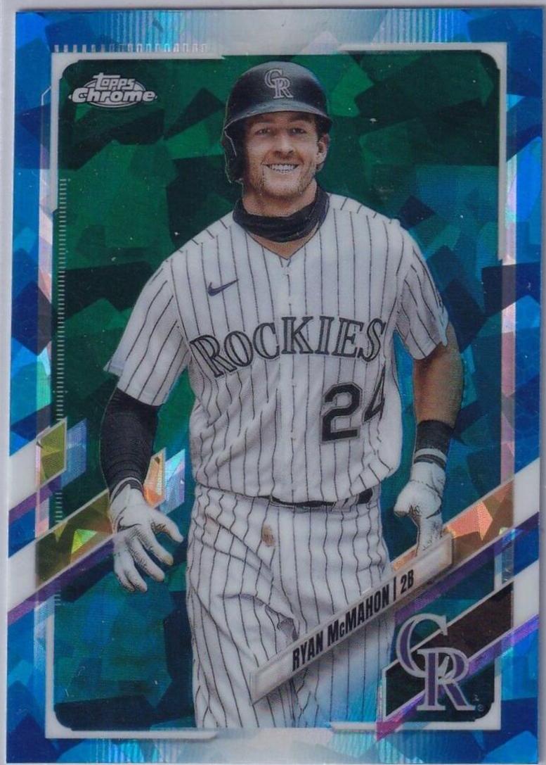 Ryan McMahon #445 2021 Topps Chrome Sapphire Baseball
