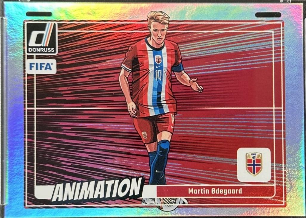 Martin Odegaard #14 2024 Panini Donruss Animation Soccer