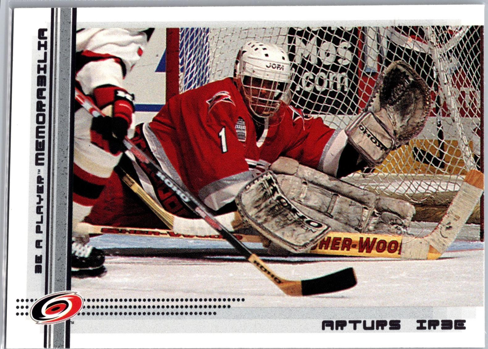 Arturs Irbe #255 2000 Be A Player Memorabilia Hockey