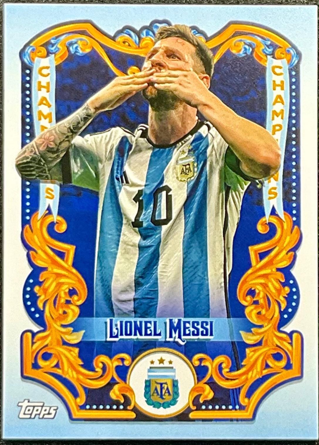Lionel Messi #CH-9 Prices | 2023 Topps Argentina Fileteado