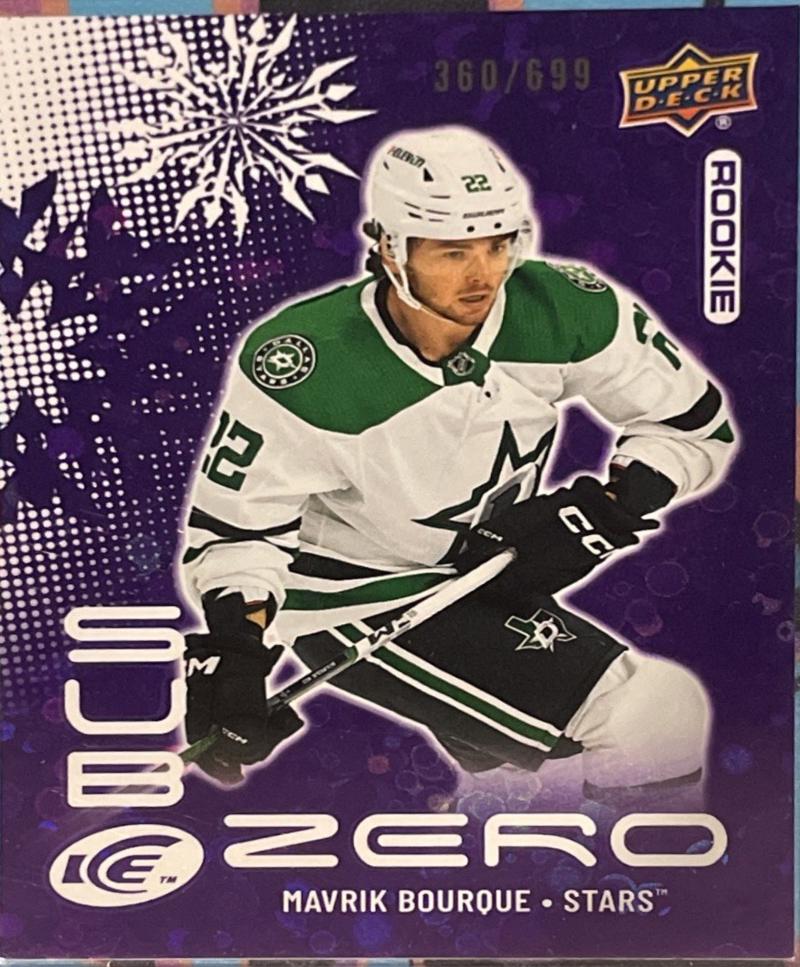 Mavrik Bourque #SZ-MB 2024-25 Upper Deck Ice Hockey Sub Zero Rookies