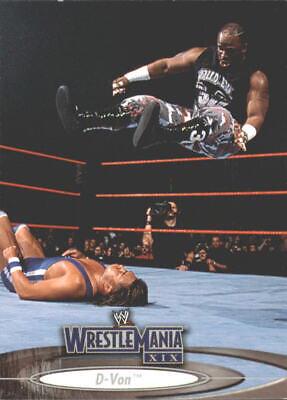 D Von Dudley #18 Wrestling Cards 2003 Fleer WWE WrestleMania XIX