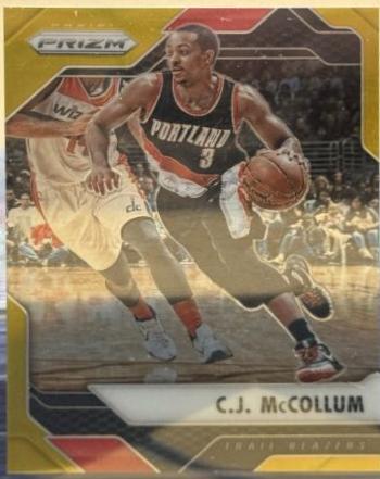 C. J. McCollum [Gold Prizm] #273