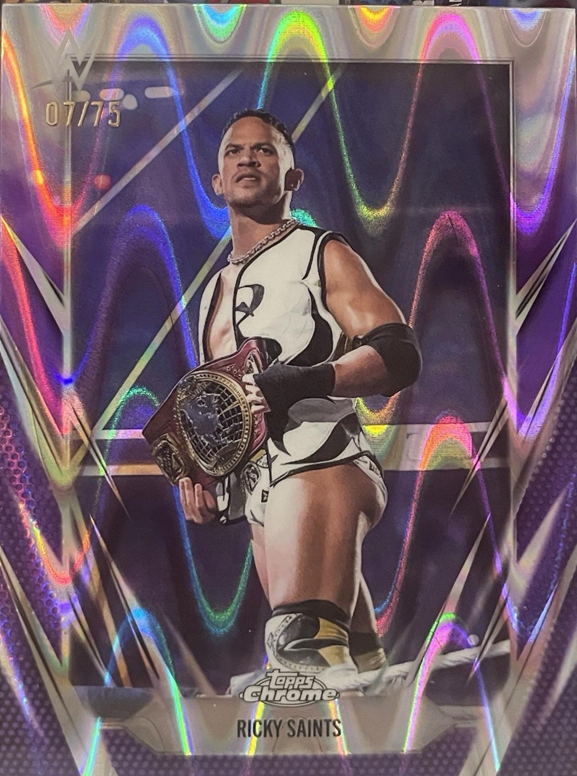 Ricky Saints [Purple RayWave Refractor] #94