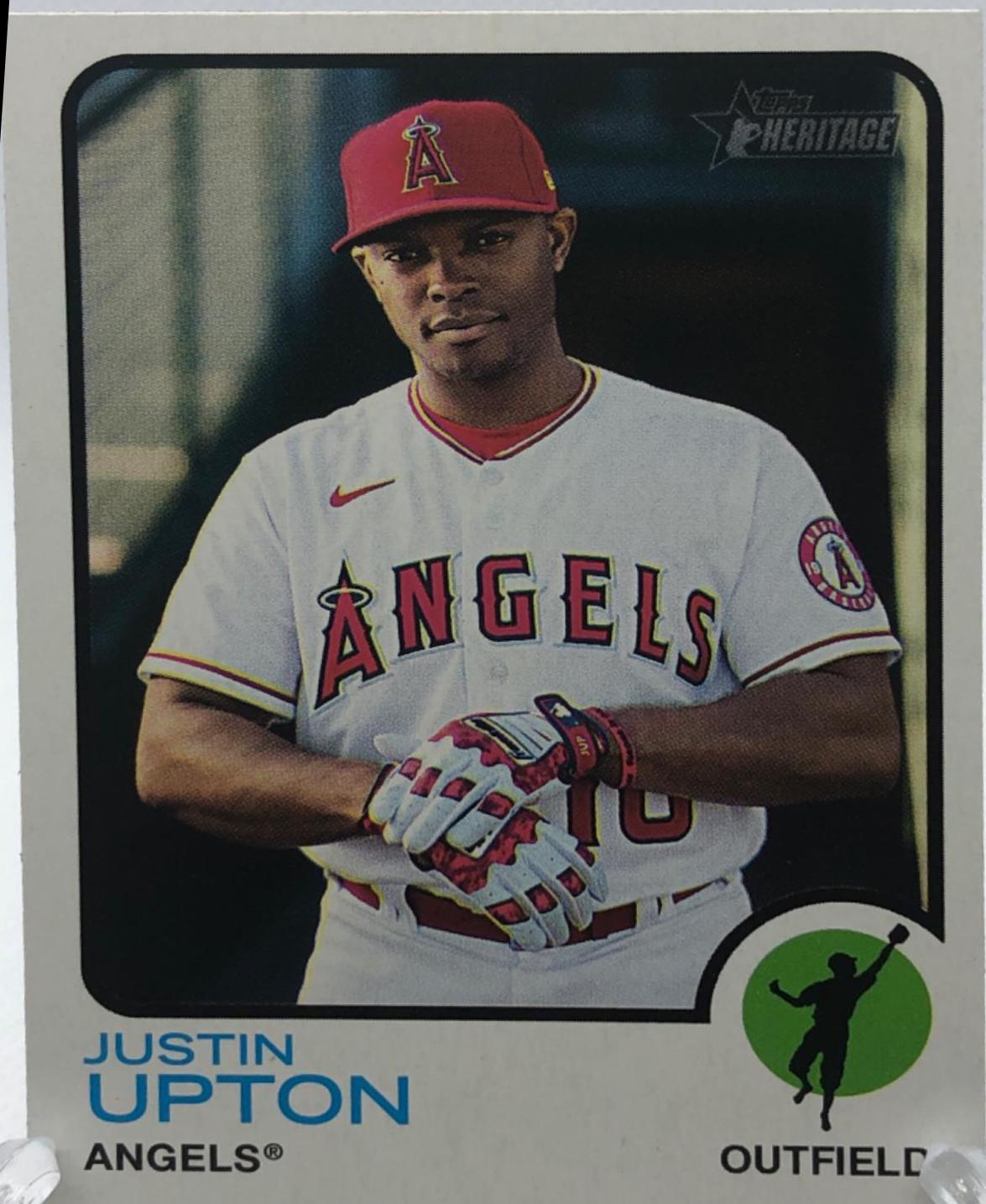 Justin Upton #17 Baseball Cards 2022 Topps Heritage