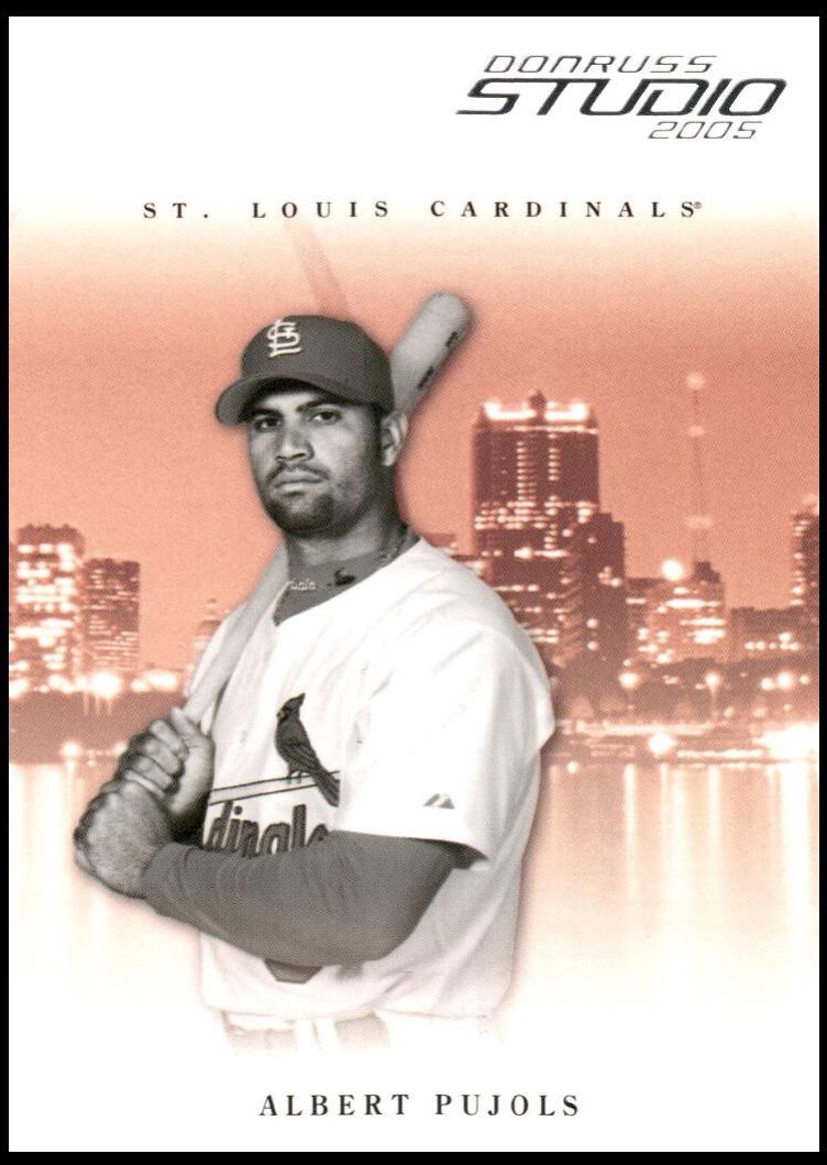 Albert Pujols #258 2005 Donruss Studio Baseball