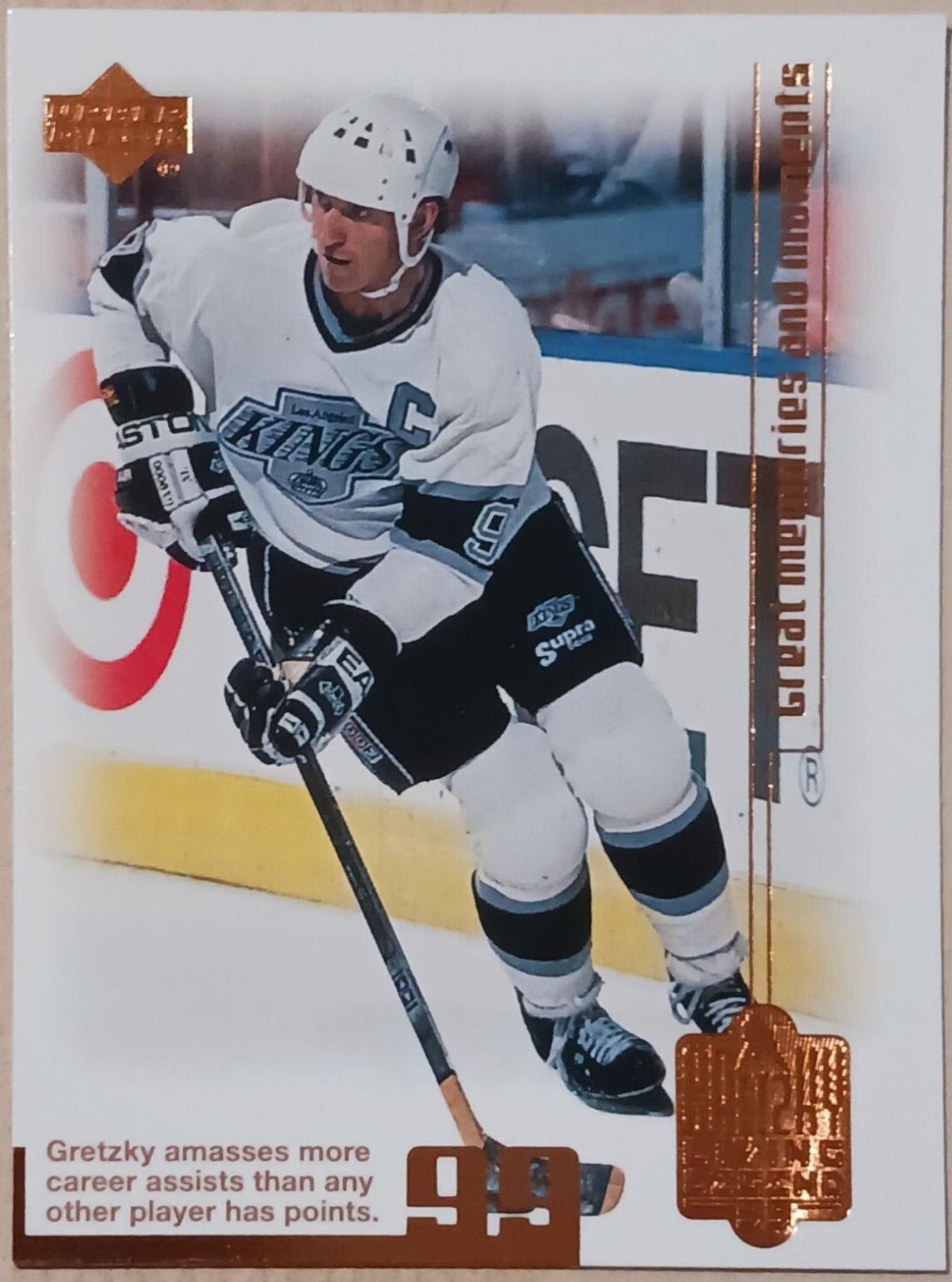Another Milestone #93 Hockey Cards 1999 Upper Deck Wayne Gretzky Living Legend