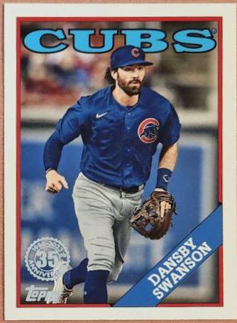 Dansby Swanson #2T88-21 Baseball Cards 2023 Topps Series 2 1988 35th Anniversary