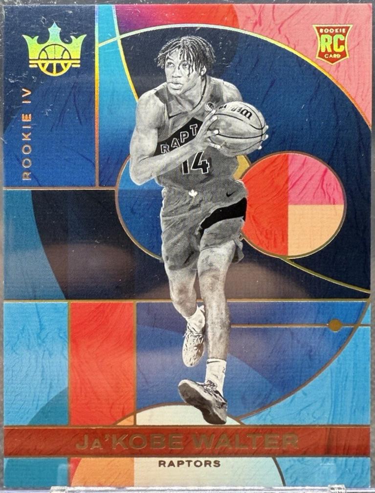 Ja'Kobe Walter #210 Basketball Cards 2024 Panini Court Kings