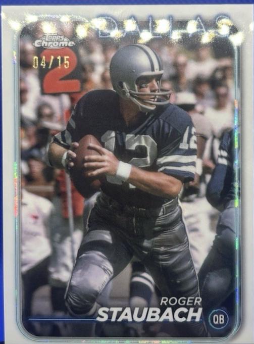 Roger Staubach [White Geometric] #39