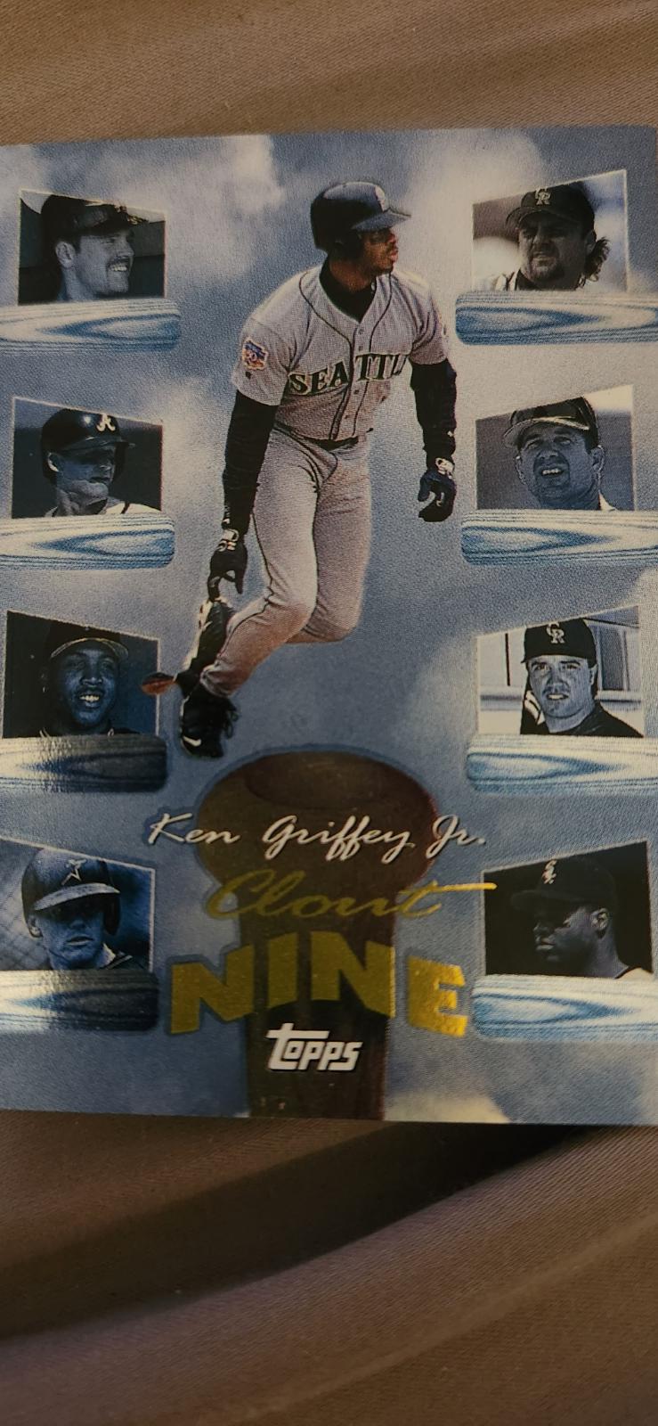 ken griffery jr #c8 Baseball Cards 1998 Topps Clout 9