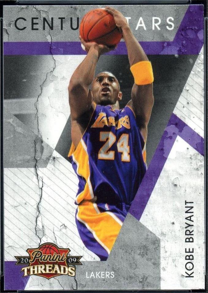 Kobe Bryant #8 Basketball Cards 2009 Panini Threads Century Stars