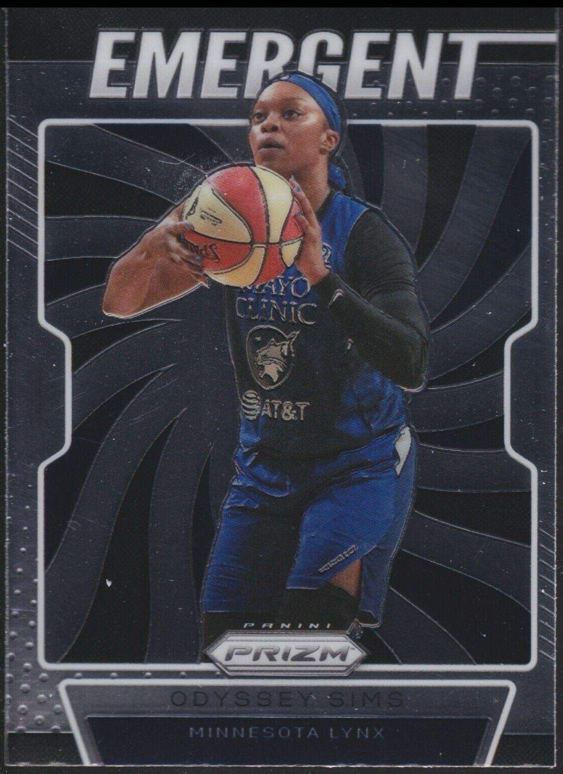 Odyssey Sims #9 Basketball Cards 2020 Panini Prizm WNBA Emergent