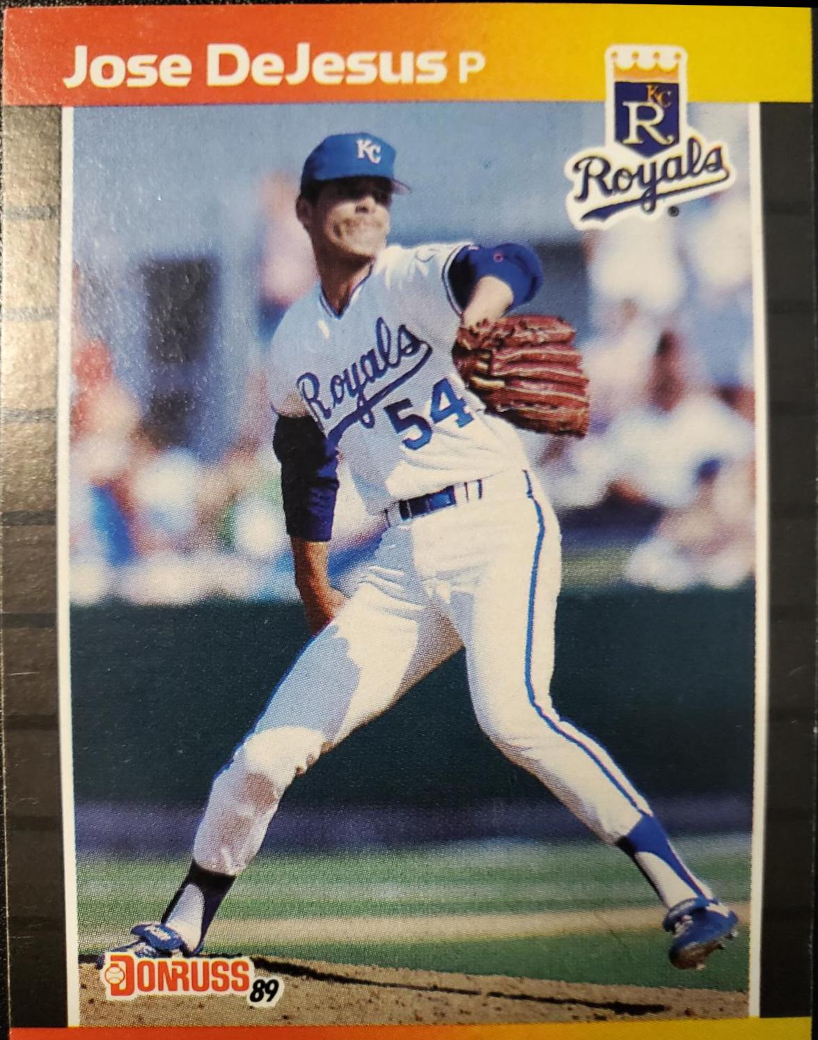 Jose DeJesus #558 Baseball Cards 1989 Donruss