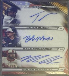 Tyler Black / Nolan Schanuel / Kyle Manzardo