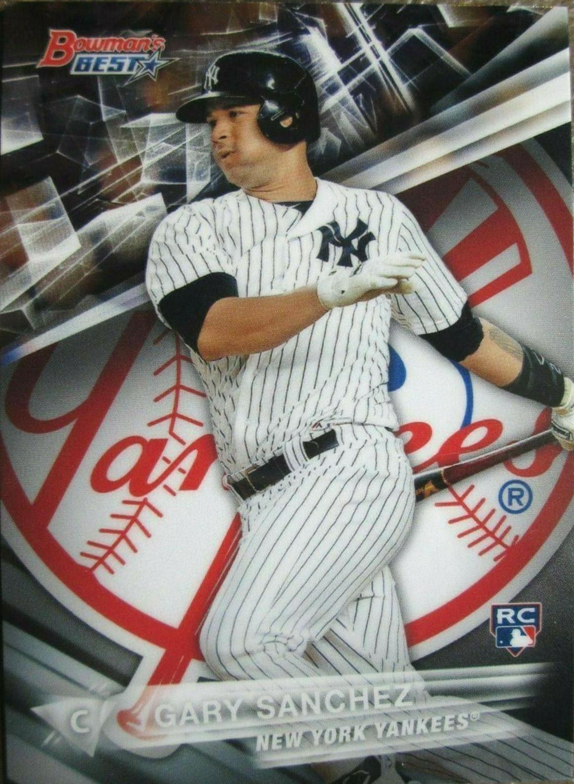 Gary Sanchez #3 Baseball Cards 2016 Bowman's Best