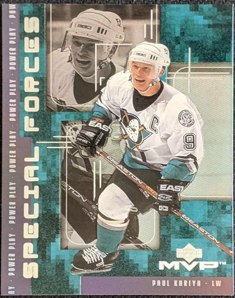 Paul Kariya #F06 Hockey Cards 1998 Upper Deck MVP Special Forces