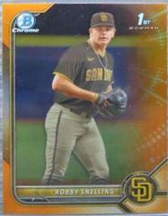Robby Snelling [Orange Refractor] #BDC-82 Baseball Cards 2022 Bowman Draft Chrome Prices