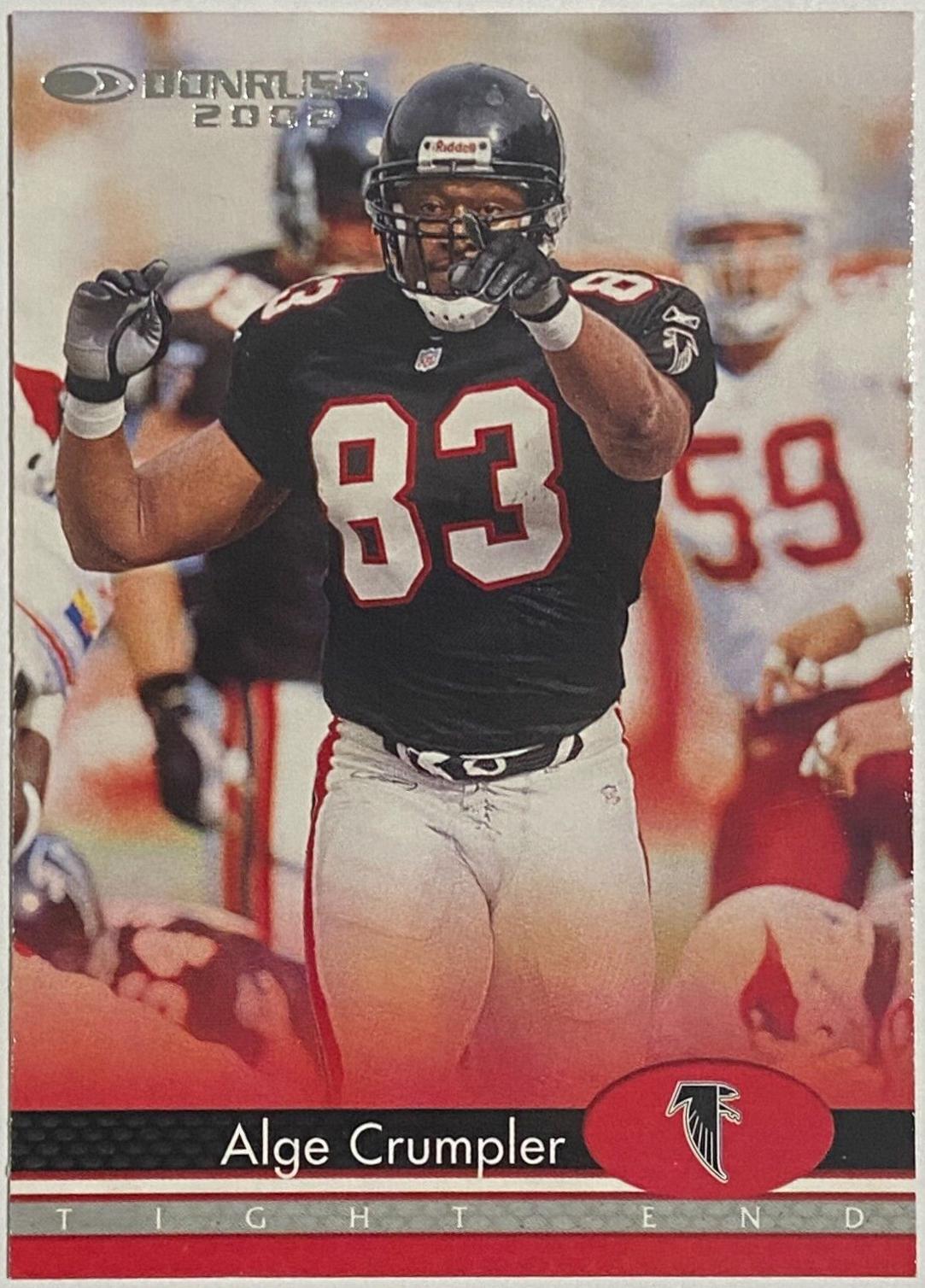 Alge Crumpler #7 Football Cards 2002 Panini Donruss
