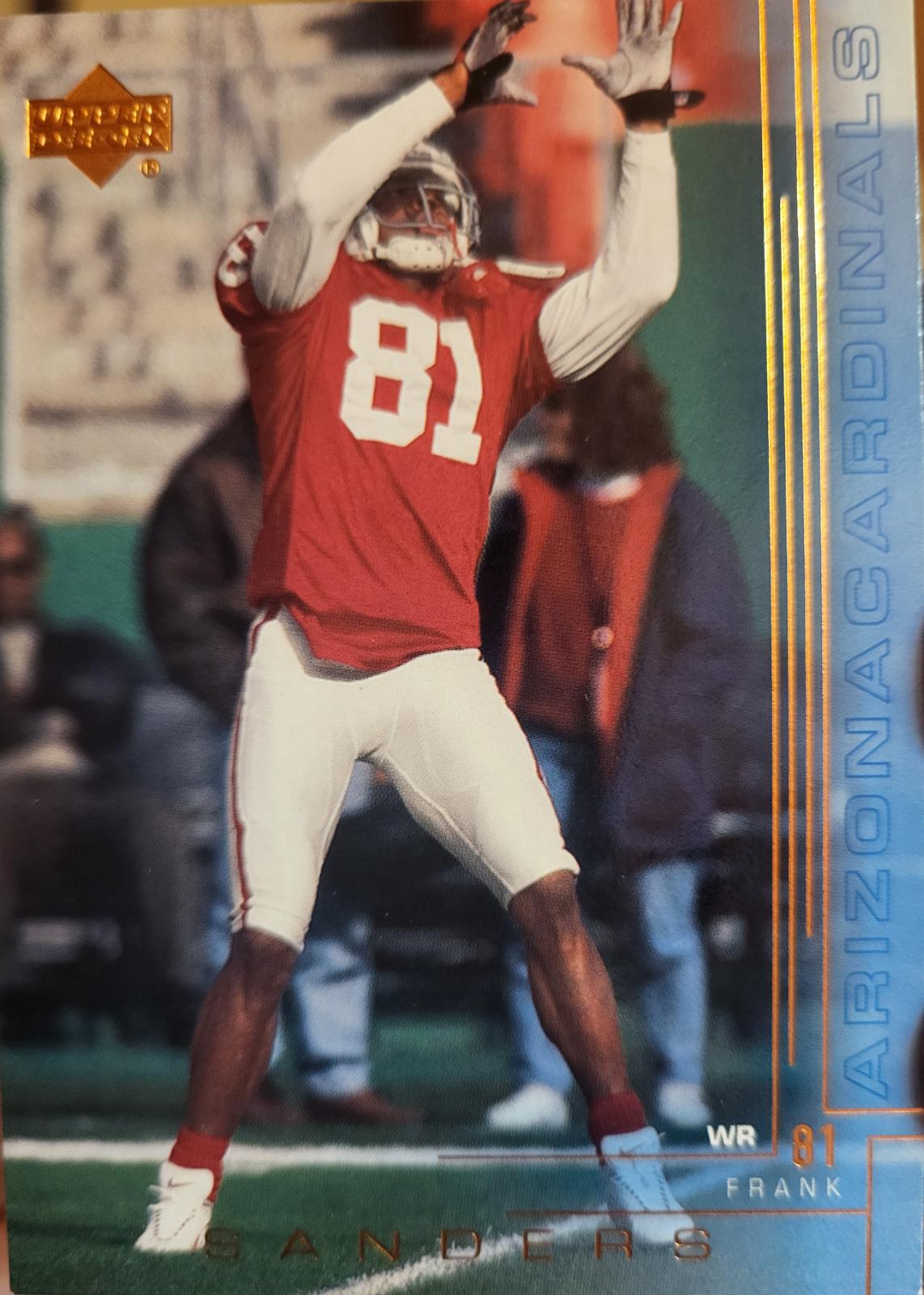 Frank Sanders #5 Football Cards 2000 Upper Deck