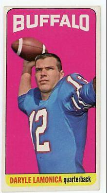 Daryle Lamonica #36 Football Cards 1965 Topps