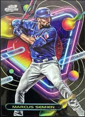 Marcus Semien [Black Eclipse] #8 Baseball Cards 2023 Topps Cosmic Chrome Prices