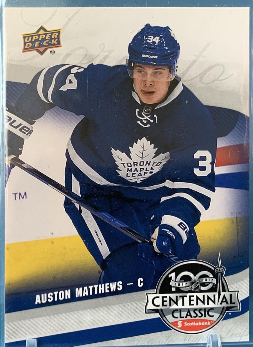 Auston Matthews #Toronto-1 2016 Upper Deck Centennial Classic Hockey