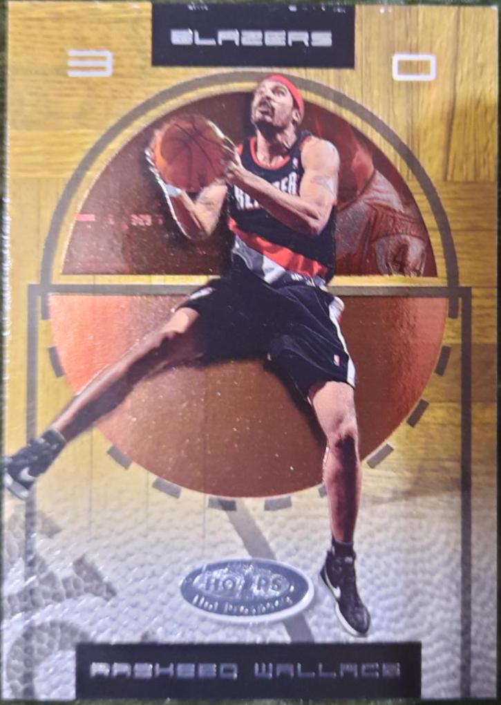 Rasheed Wallace #64 Basketball Cards 2001 Hoops Hot Prospects