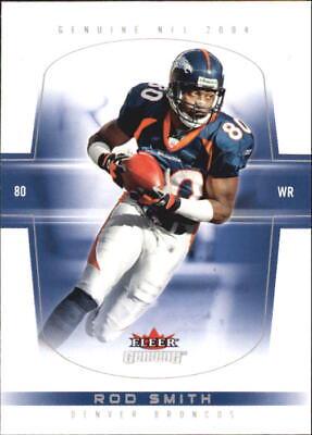 Rod Smith #2 Football Cards 2004 Fleer Genuine