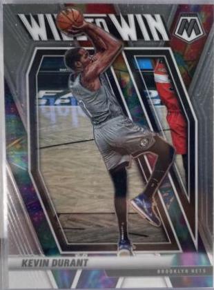 Kevin Durant #1 Basketball Cards 2020 Panini Mosaic Will to Win