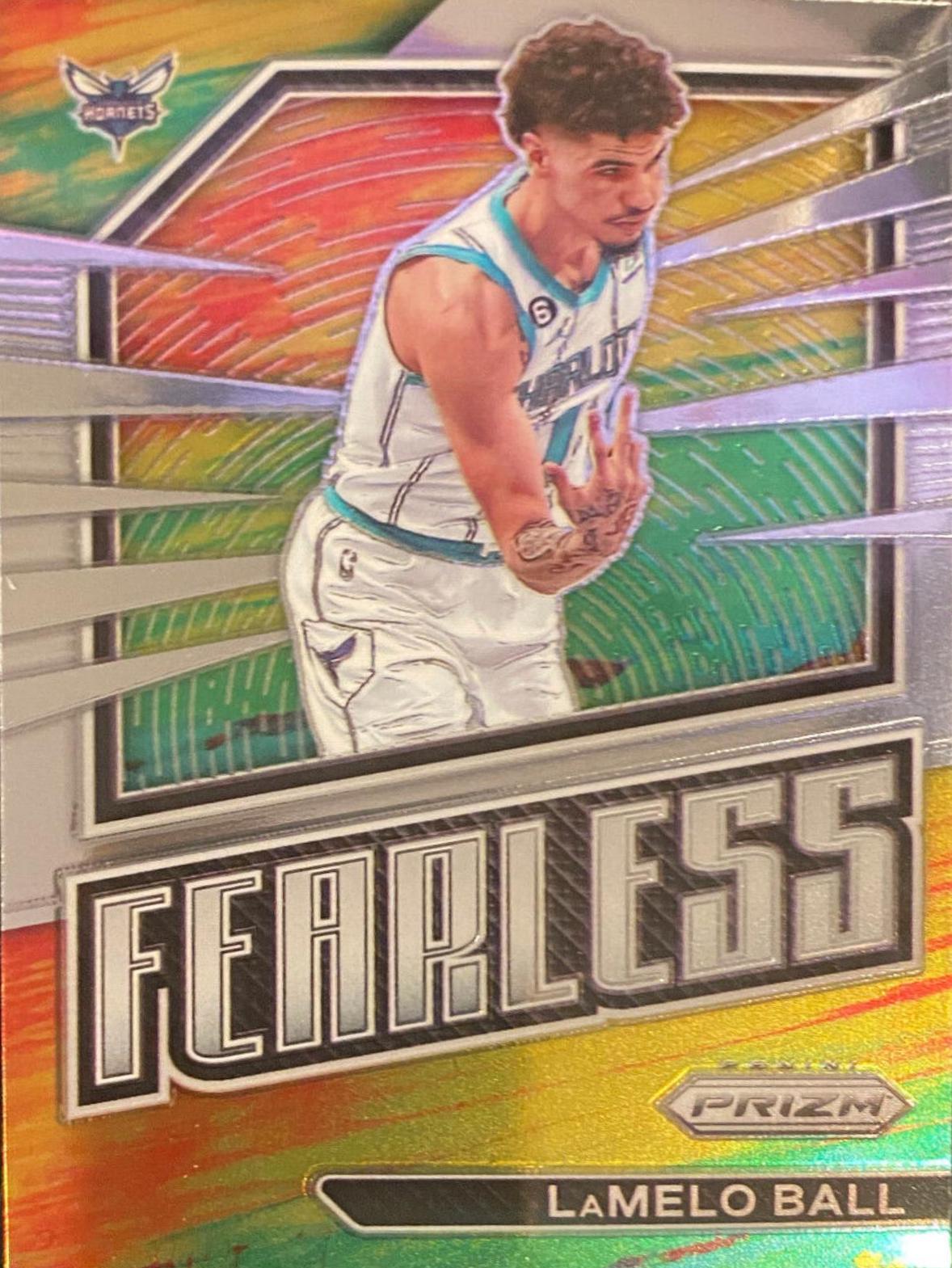 LaMelo Ball #5 Basketball Cards 2022 Panini Prizm Fearless