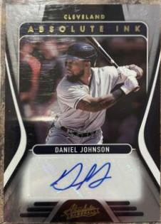 Daniel Johnson #AI-DJ Baseball Cards 2022 Panini Absolute Ink Autographs