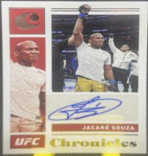 Jacare Souza #CS-JSZ Ufc Cards 2021 Panini Chronicles UFC Signatures