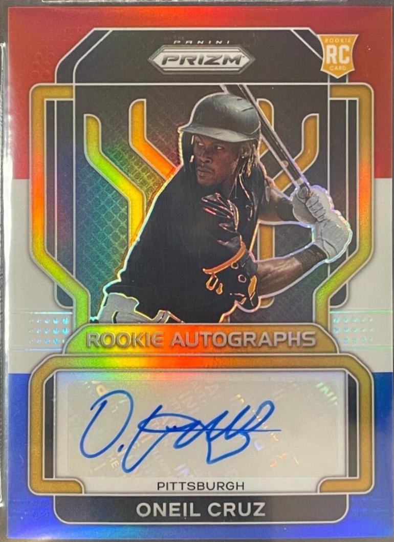RC panini PRIZM ONEIL CRUZ オニールクルーズ 直筆サインカード
