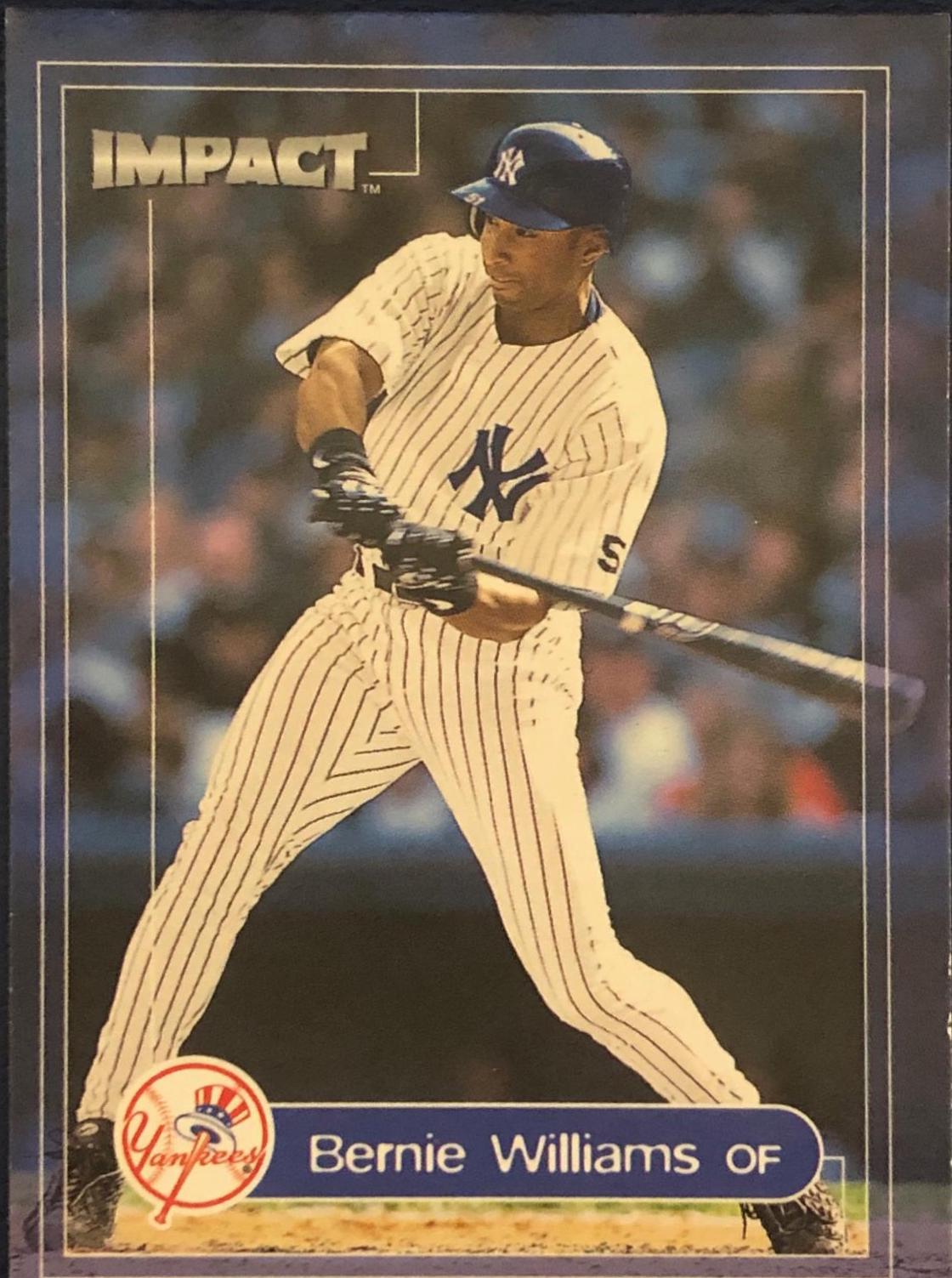 BERNIE WILLIAMS #4 Baseball Cards 2000 Fleer Impact