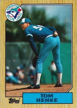 Tom Henke (1987 Topps)
