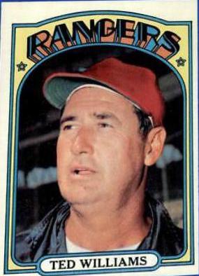 Ted Williams #510 Baseball Cards 1972 Topps