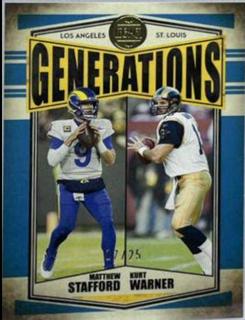 Kurt Warner, Matthew Stafford