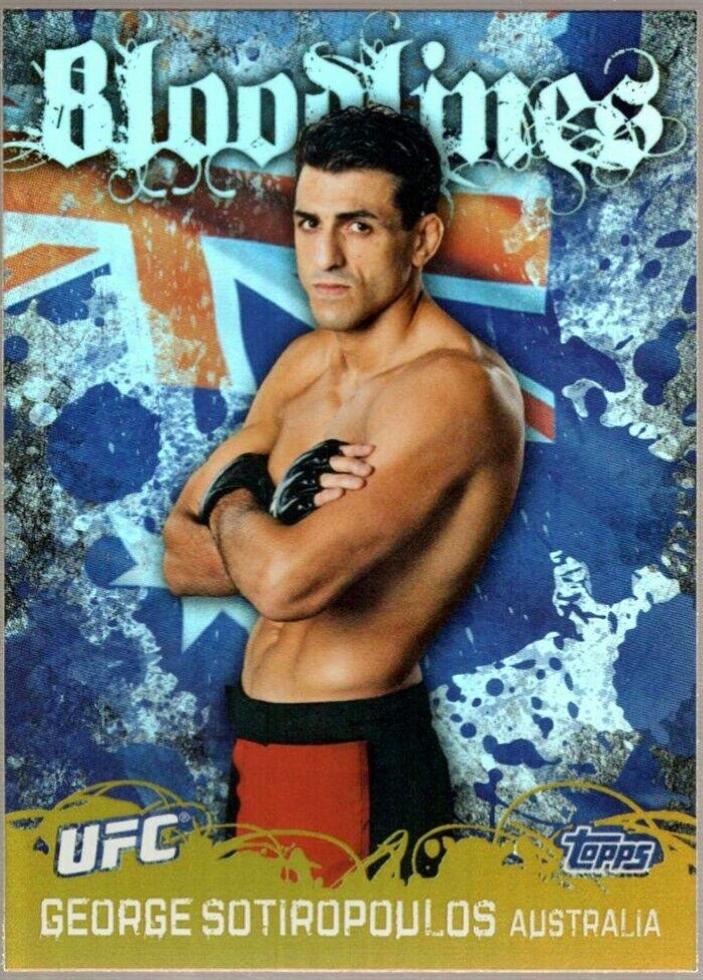George Sotiropoulos #BL-10 Ufc Cards 2010 Topps UFC Bloodlines