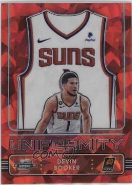 Devin Booker [Red Cracked Ice] #17