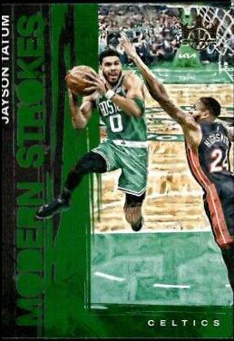 Jayson Tatum #1 Basketball Cards 2023 Panini Court Kings Modern Strokes