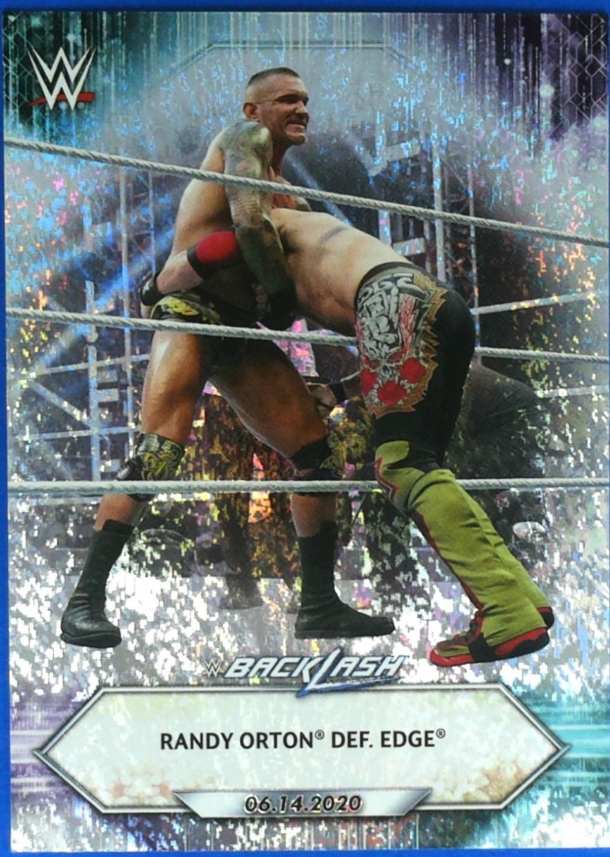 Randy Orton def. Edge [Foilboard] #89 Prices | 2021 Topps WWE ...