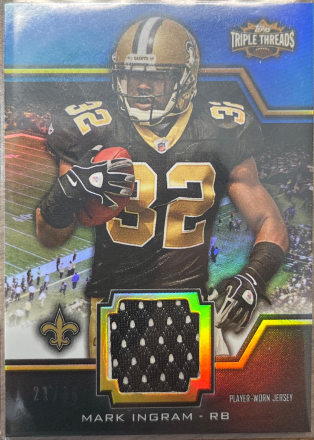 Mark Ingram #TTUSR-165 Football Cards 2011 Topps Triple Threads Unity Relic