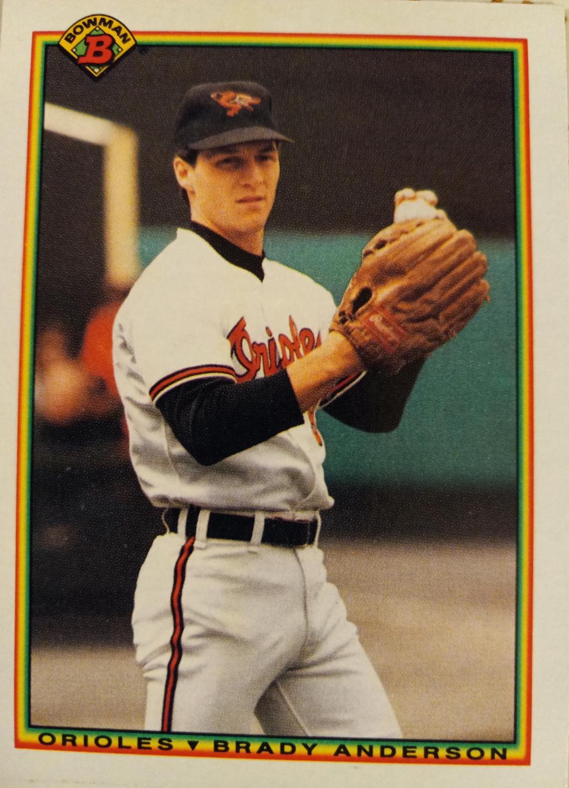 Brady Anderson #258 Baseball Cards 1990 Bowman