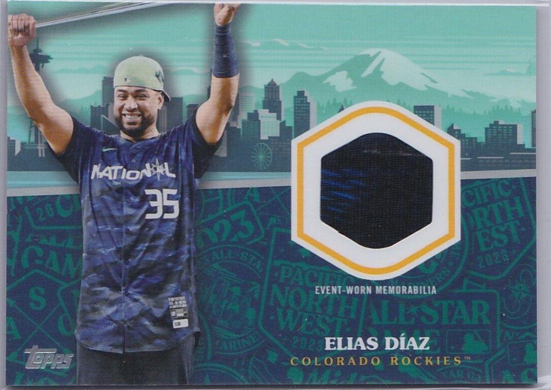 Elias Diaz #ASR-ELI Baseball Cards 2023 Topps Update All Star Stitches
