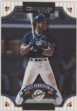 Rickey Henderson #133 2002 Donruss Baseball