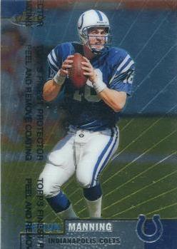 Peyton Manning #1 Football Cards 1999 Topps Finest