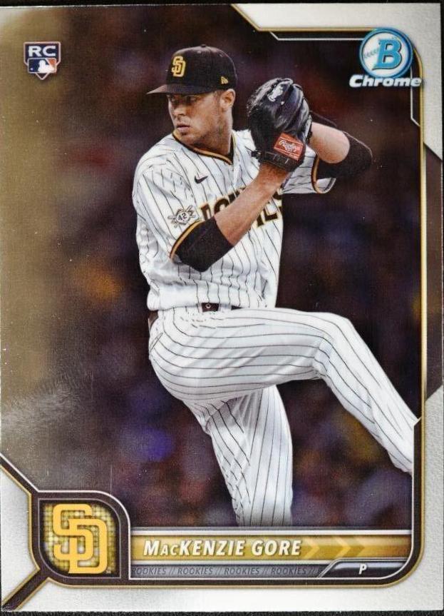 MacKenzie Gore #67 Baseball Cards 2022 Bowman Chrome