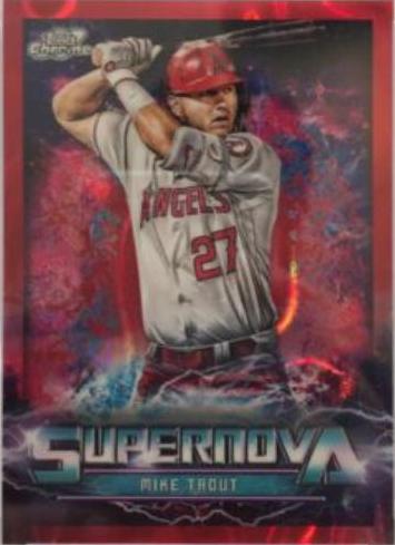 Mike Trout [Red Flare] #SN-3